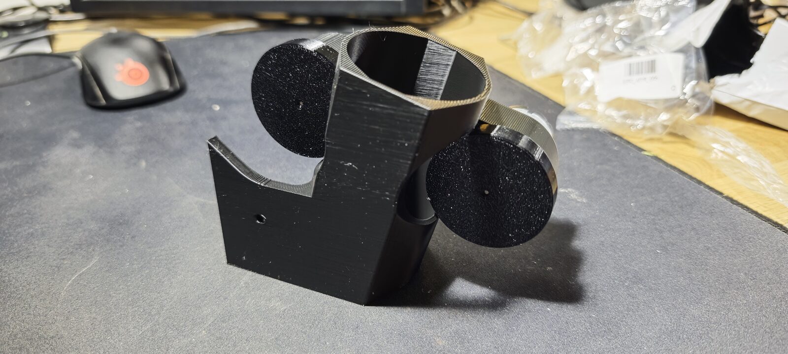 Le canon intégré, vu sous un autre angle
