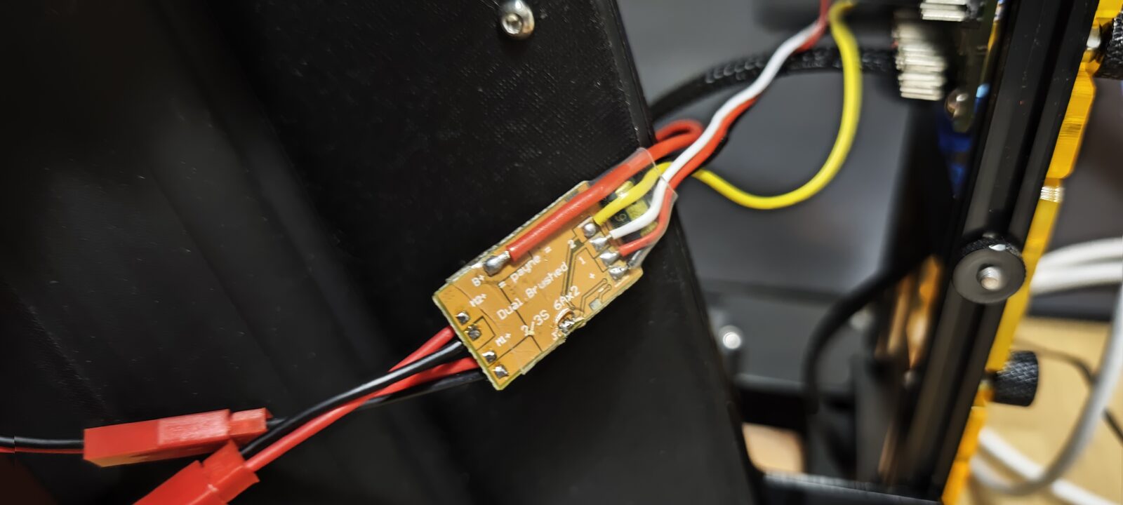 Le driver monté sur le robot