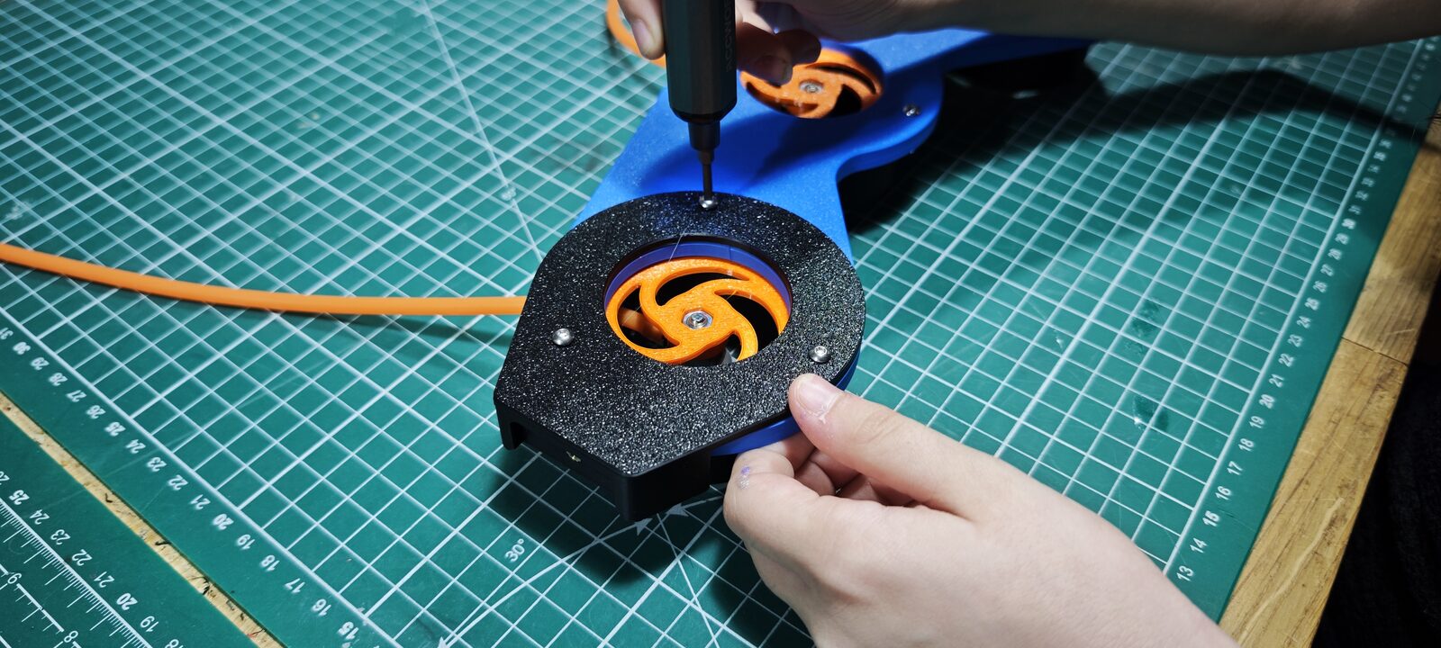 Remontage d'une couronne sur le bras