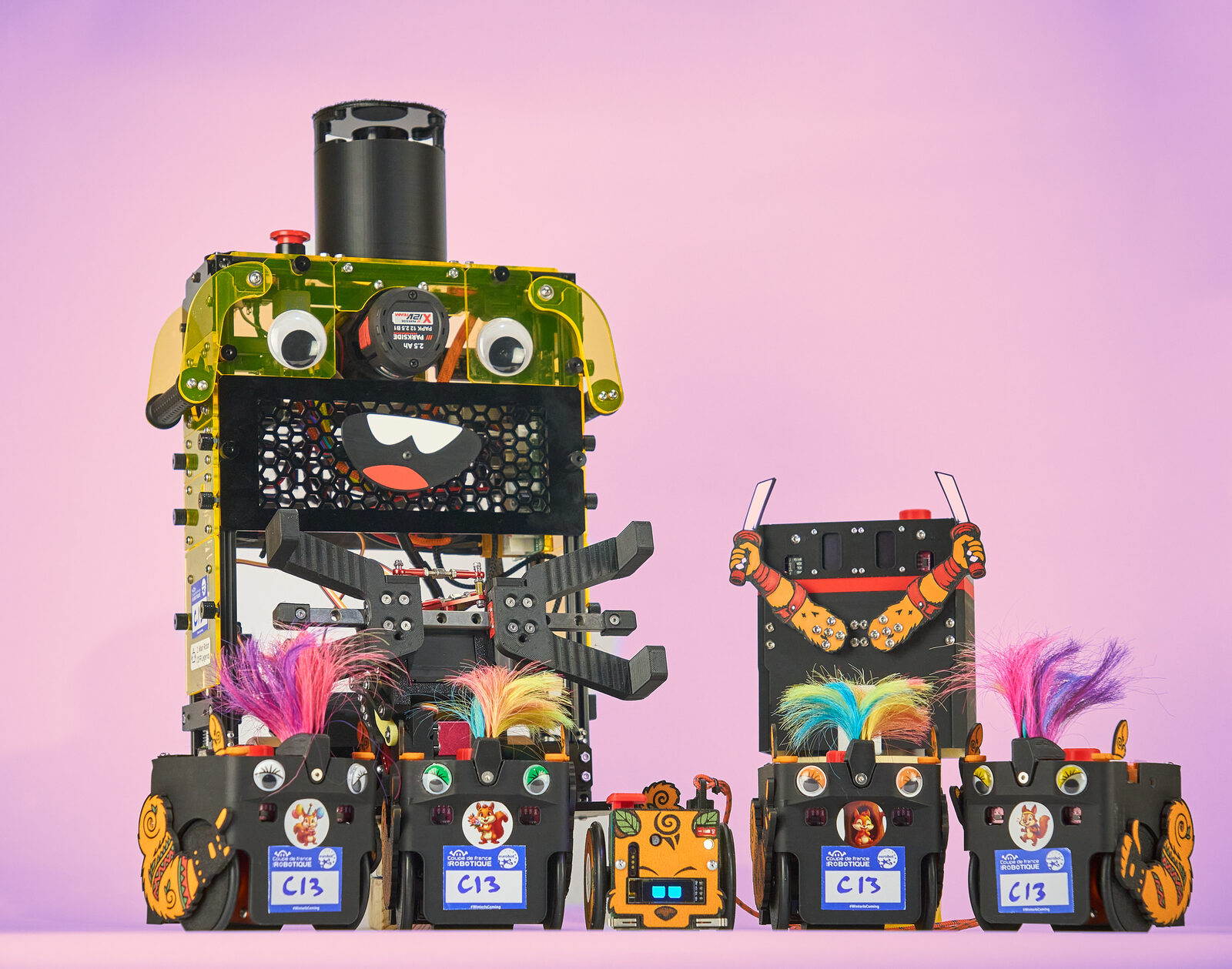 Robot différentiel avec les PAMI et le PAMI Ninja