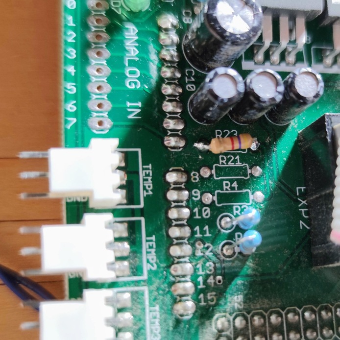 Solder joint detail
