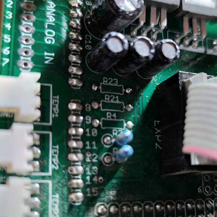 The resistor soldered at R23
